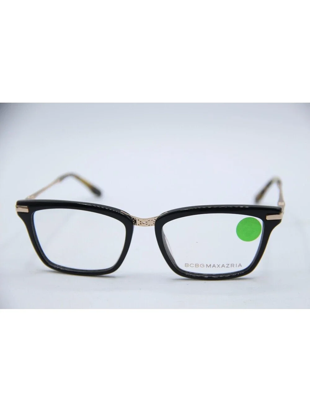 Bcbg Bcbgmaxazria Meera Black Gold Havana Authentic Eyeglasses 51-17